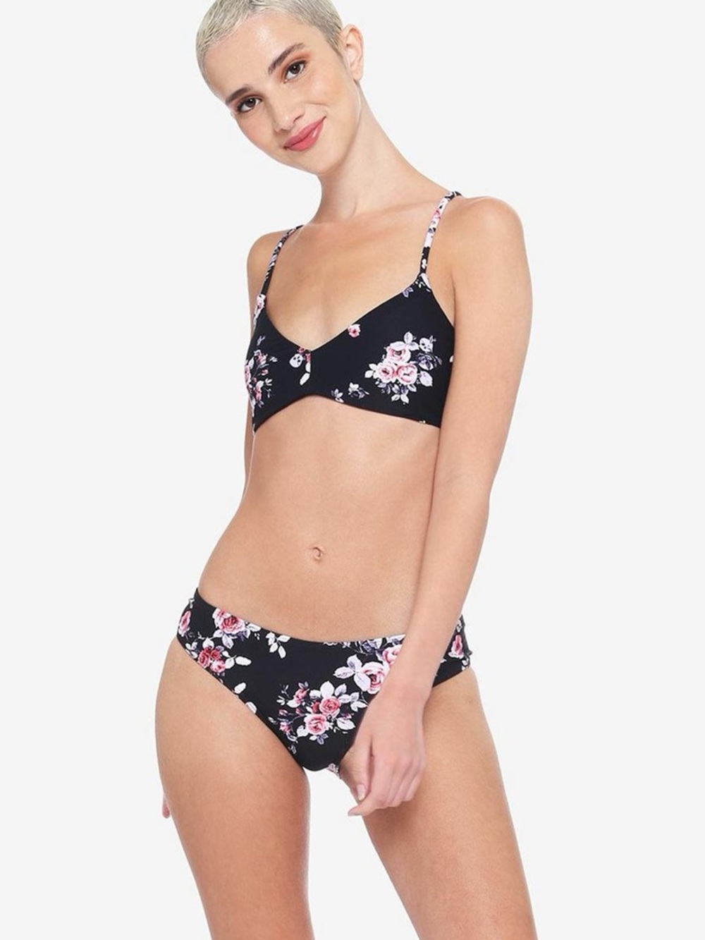 Floral Two Piece Bathing Suit
